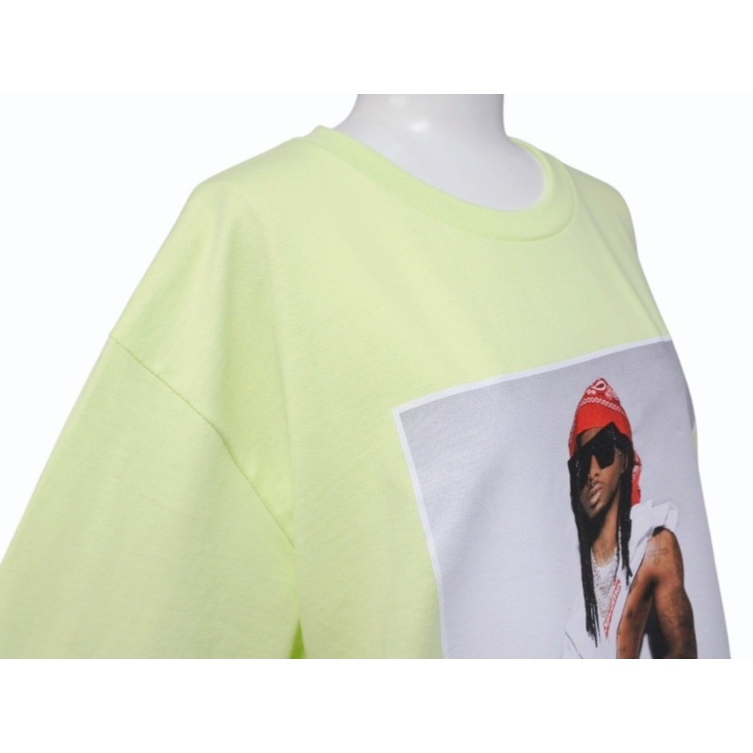 New  Supreme Playboi Carti PHOTO TEE Short Sleeve T-shirt Yellow Size M FW25T50 thumbnail 4