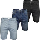 Xact Mens Stretch Denim Jean Shorts 10oz Western 5‑Pocket Zip Fly Regular Fi