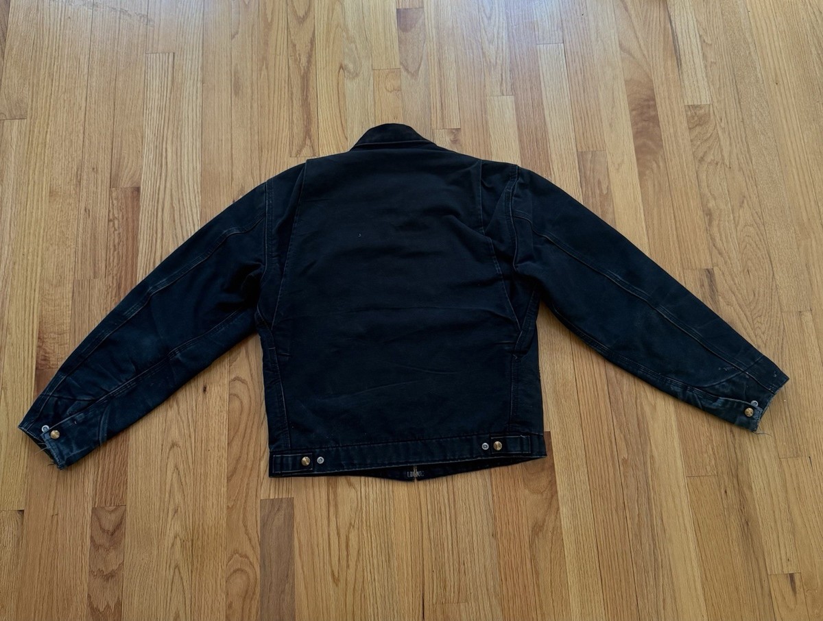 Vintage Carhartt J01 Blk Detroit Jacket Size Men