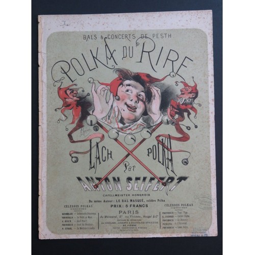 SEIFERT Anton Polka du Rire op 82 Piano ca1875 - Imagen 2 de 4