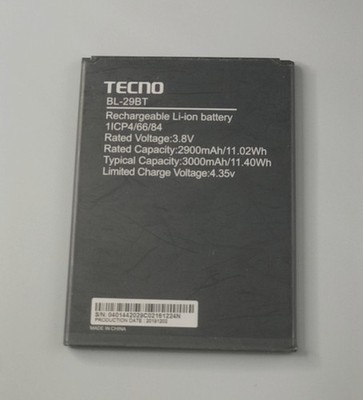 BL-29BT New 3000mAh 3.8V Replacement Battery For Tecno Spark Go/4 Air KC1 KC1J