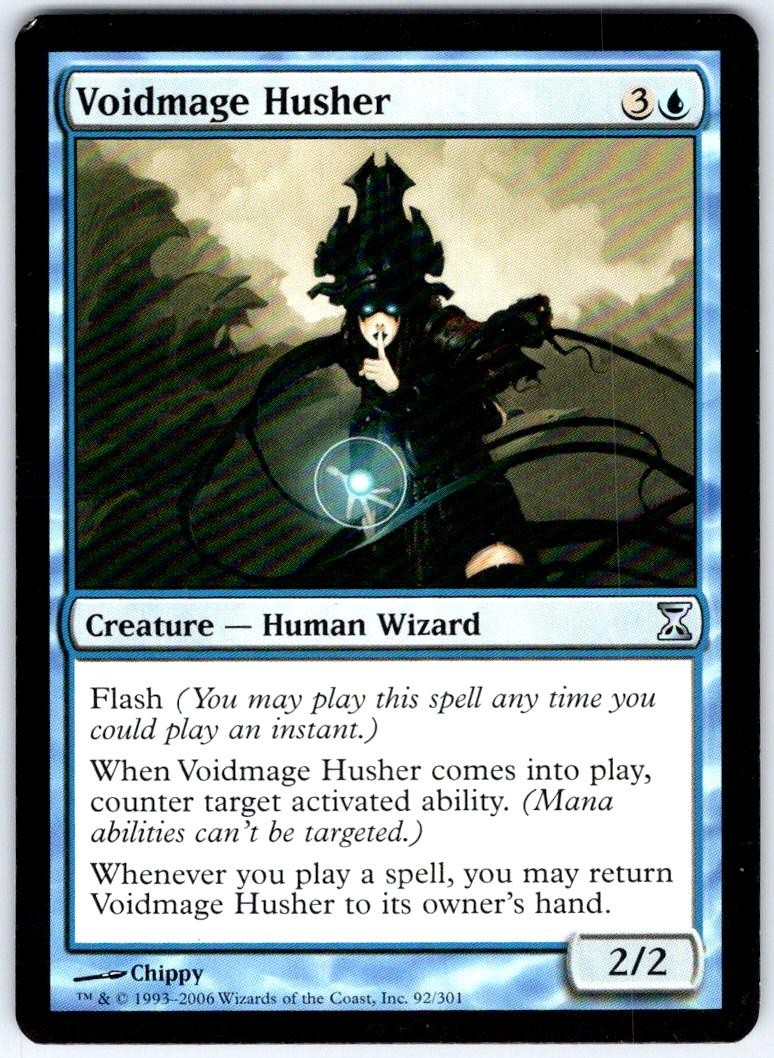 Voidmage Husher 92 Uncommon Time Spiral Magic: The Gathering Near Mint