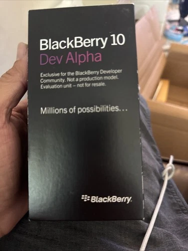 Blackberry 10 Dev AlphaNew BLACKBERRY