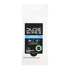 DUDE Wipes, Extra Large Flushable Adult Wet Wipes - 18 CT