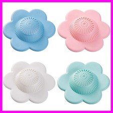 Hair Catcher Silicone Hair Stopper Shower Drain Covers with Suction Cups Suit...