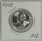 1948 Washington Quarter 90% Silver Bullion Uncirculated