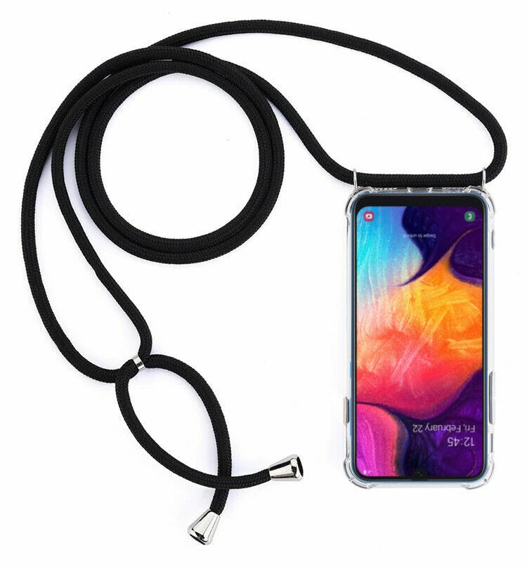 Funda Para Teléfono Con Correa De Cuello Negra - Imagen 2 de 4