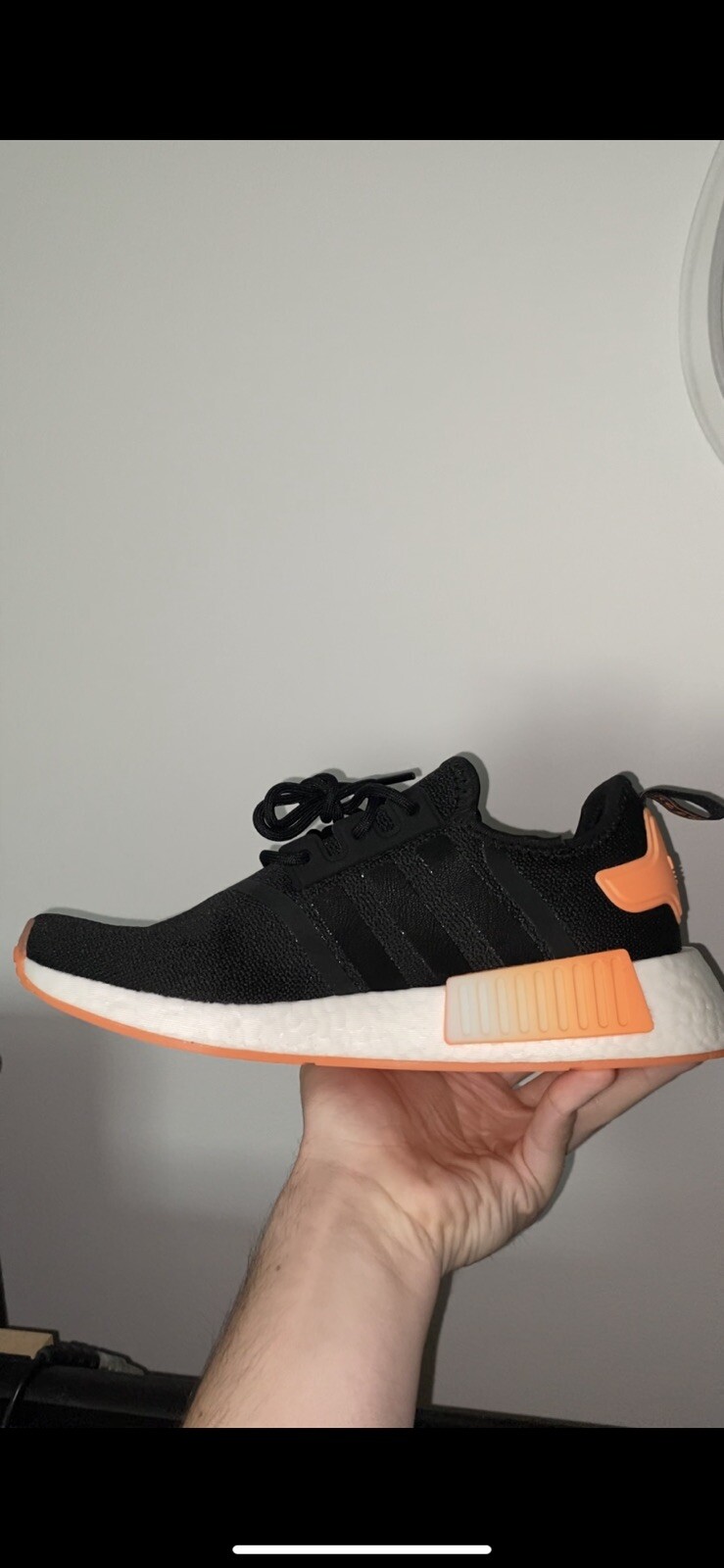 adidas nmd r1 black orange