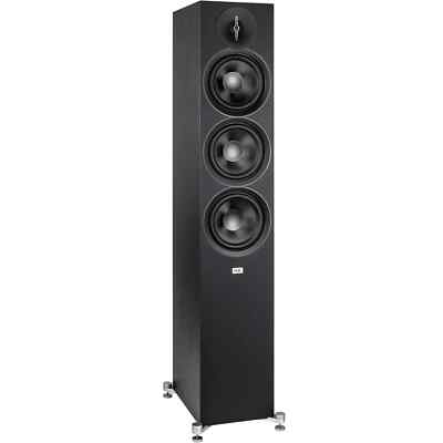 ELAC Debut 3.0 3-Way DF53 5.25'' Floorstanding Speaker for Home Theater, Black