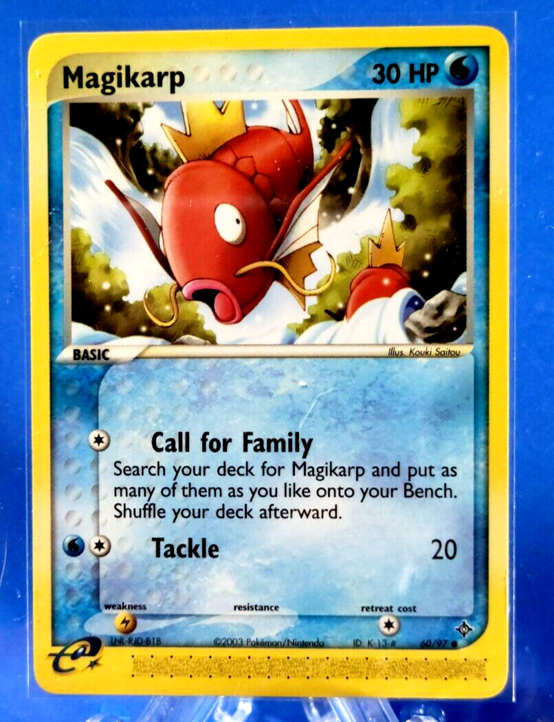 Magikarp 30HP 2003 Collectible Pokemon Trading Card No. 60/97 | eBay