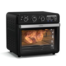 Heißluftfritteuse Airfryer 9 Programme 34 Liter 2000 W Pizza Backofen Edelstahl