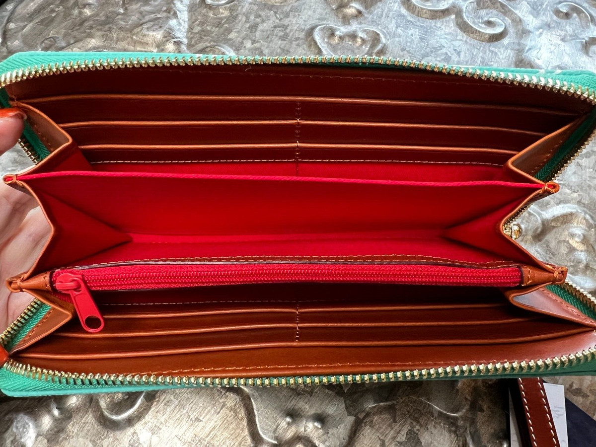 DOONEY & BOURKE~Large Zip Around Wristlet Wallet~GRETA MONOGRAM  