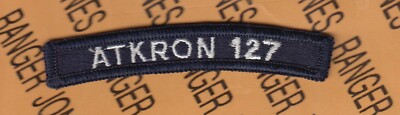 USN Navy ATKRON Attack Squadron 127 tab arc patch 