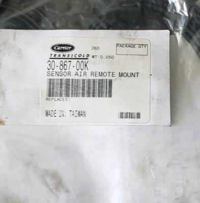 Carrier Transicold APU Remote Air Sensor ProHeat 30-867-00K | eBay