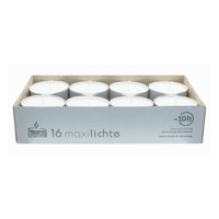 Maxilichter AluminiumhüLle Mit Bis Zu 10 Stunden Brenndauer, Ca. Ø56 Mm, 16 StüC