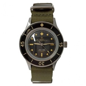 Montre Walter Mitt Royal Marine Vintage - Automatique Acier / Cuir - Neuf Avec étiquettes