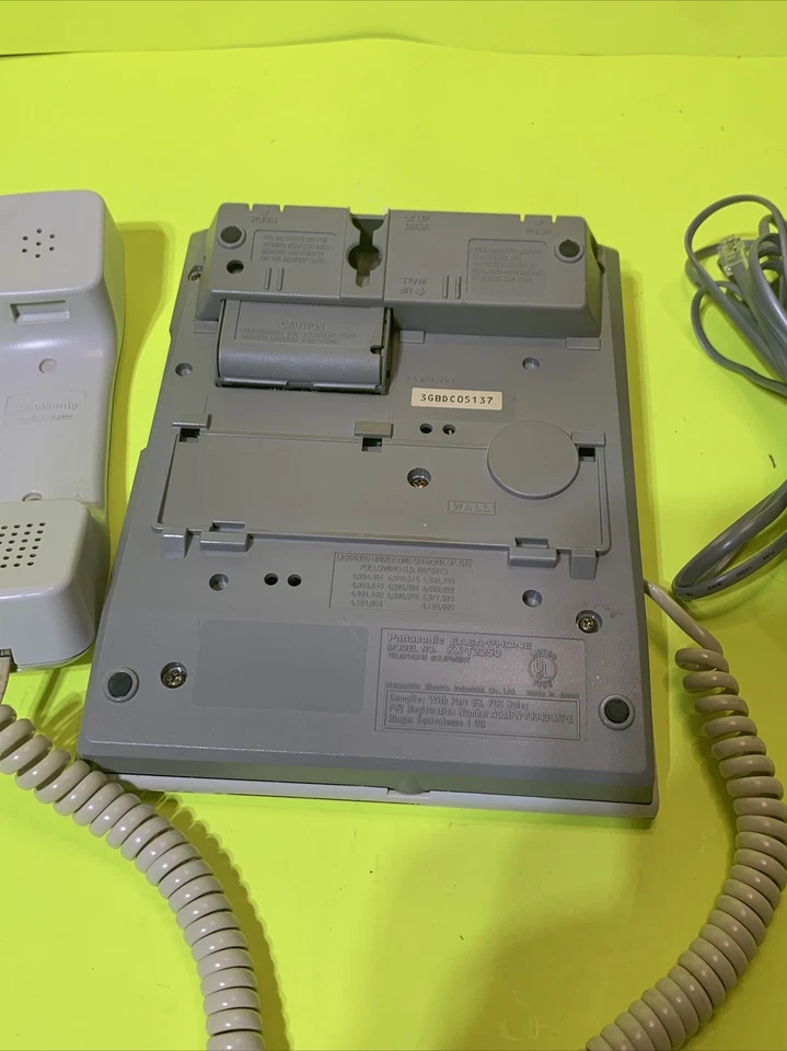 Teléfono Panasonic Easa KX-T2260 de colección solo piezas de pared o escritorio Foto 4 de 4