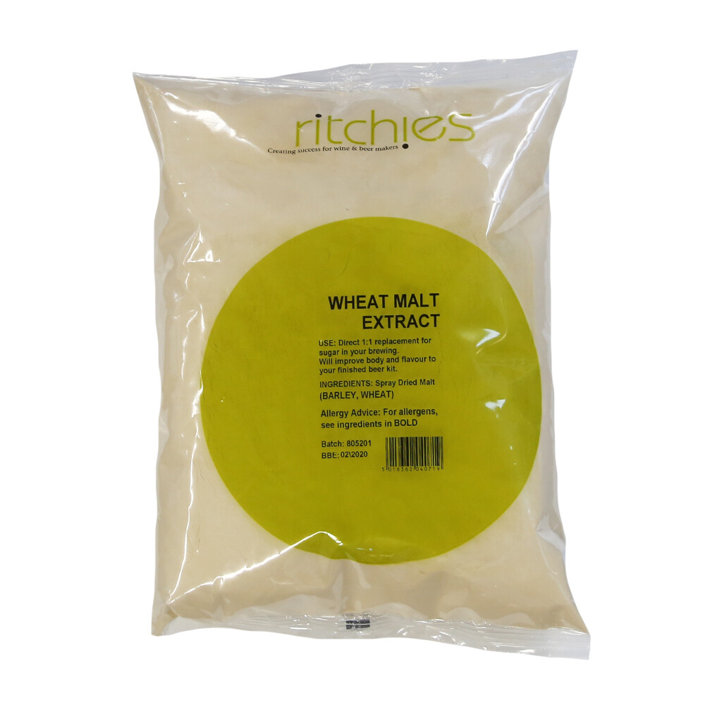 Ritchies Home Brew Wheat Spray Malt Sugar DME 1kg