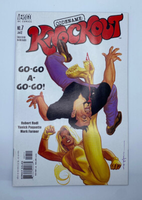 Codename Knockout # 7 January 2002 DC Vertigo Comics KICK ASS COVER 