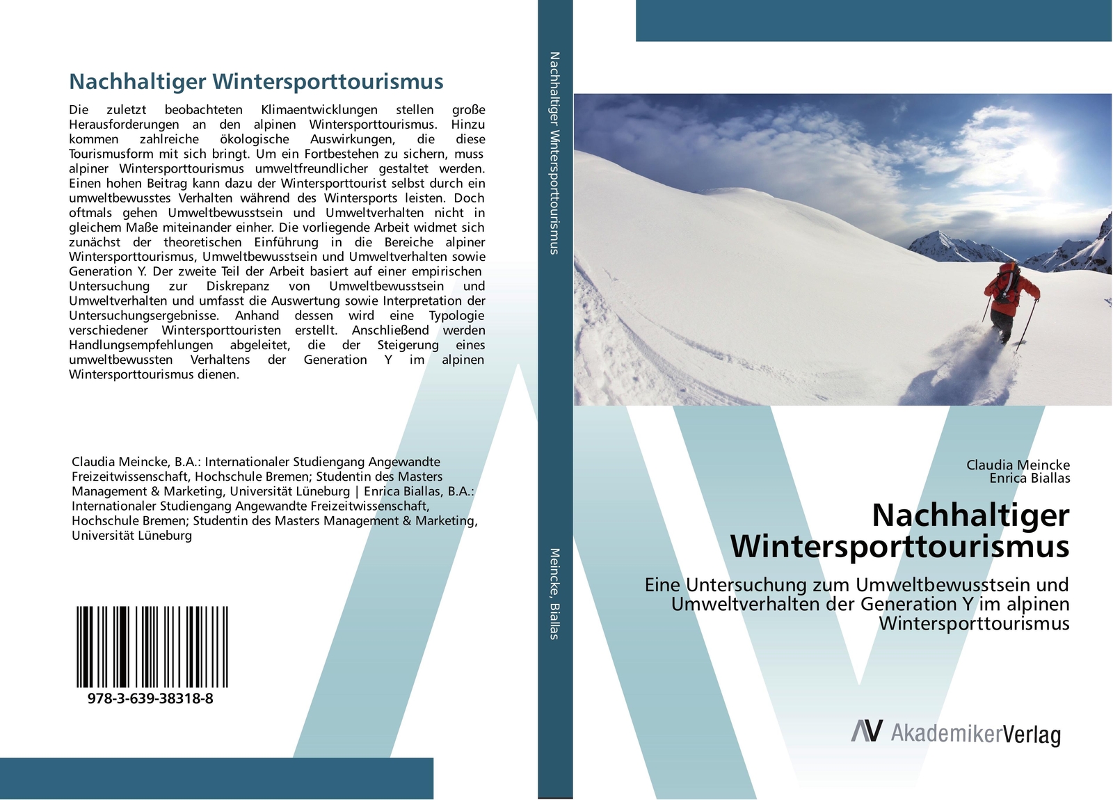 Thumbnail - Nachhaltiger Wintersporttourismus | Buch | 9783639383188