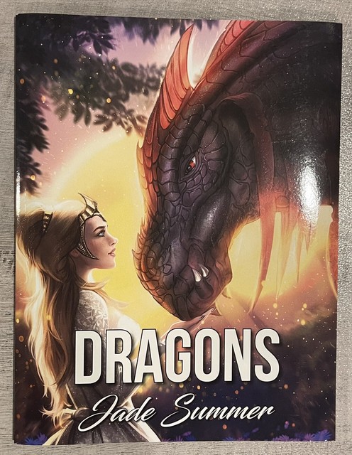 Download Dragons A Dragon Coloring Book With Legendary Mythical Creatures Enchanted Fantasy Realms And Gorgeous Warrior Women Coloring Books For Adults By Jade Summer 2017 Trade Paperback Large Type Large Print