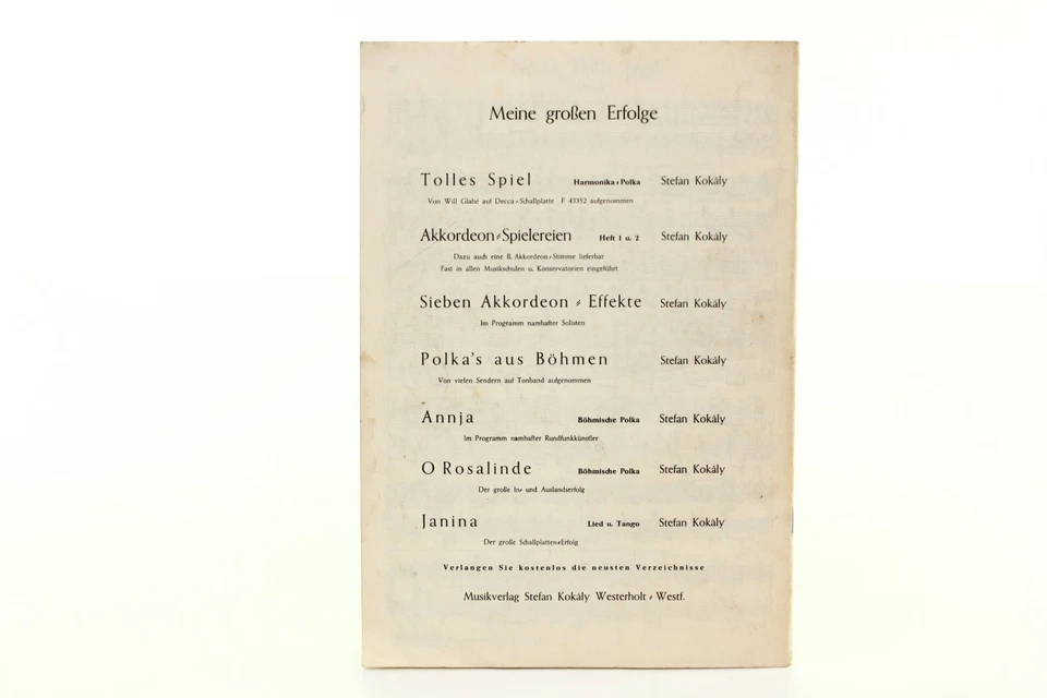 Akkordeon-Spielereien 10 Original-Kompositionen - Image 2 of 4
