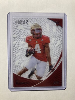 2023 CHRONICLES CLEAR VISION #8 ZAY FLOWERS,RC (BOSTON / RAVENS) NRmint.