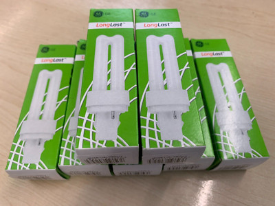 NEU Konvolut 7X GE 4 Pin 10 Watt Kompaktleuchtstofflampe G24d-1