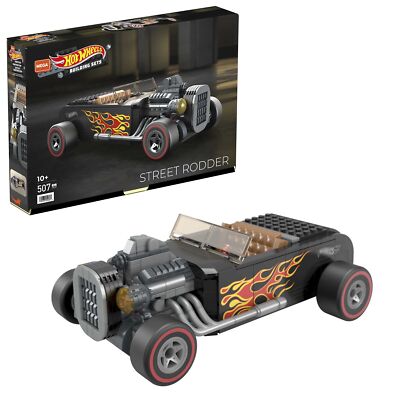 Mega Construx Hot Wheels Street Rodder-Bauset, Bauspielzeuge für Kinder