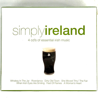 Simply Ireland Essential Irish Music 4 CD Set 2006 Classics Folk Dance Pub Songs