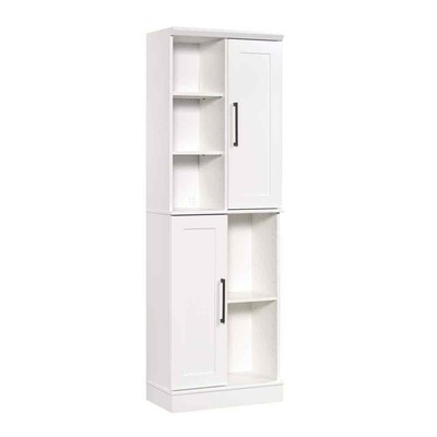 SAUDER Accent Storage Cabinet 71.22 '' H X 23.307 '' W, Composite In Soft White