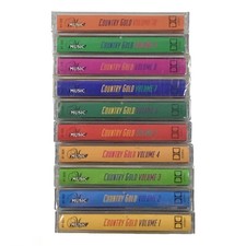 Country Gold Volumes 1-10 Cassettes Brand New Sealed Music Various Artists