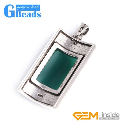 Juego de joyas rectangulares vintage colgante plata tibetana marcasita envío gratuito - Imagen 32 de 77