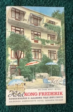 Postcard ~ Hotel Kong Frederik ~ En Oase Midt I Byen ~ UNMAILED