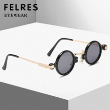 Men Women Metal Round Sunglasses Retro Outdoor Driving Shade Glasses UV400 Hot