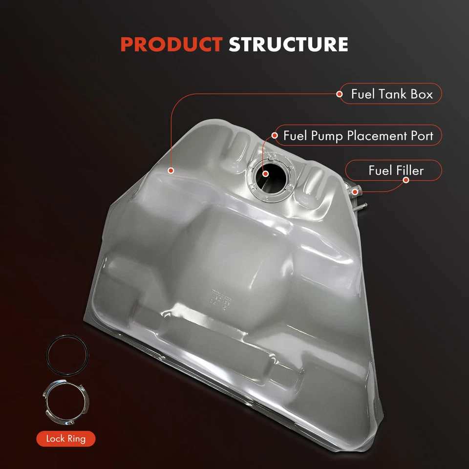 Tanque de combustible de 15 galones para Chevy Celebrity 1982-1990 Buick Century 1982-1996 Pontiac Foto 2 de 4