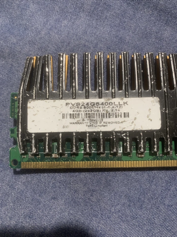 Patriot Gaming 4GB 2 x 2GB DDR2 900MHz RAM PVS24G7200LLK - Image 3 of 4