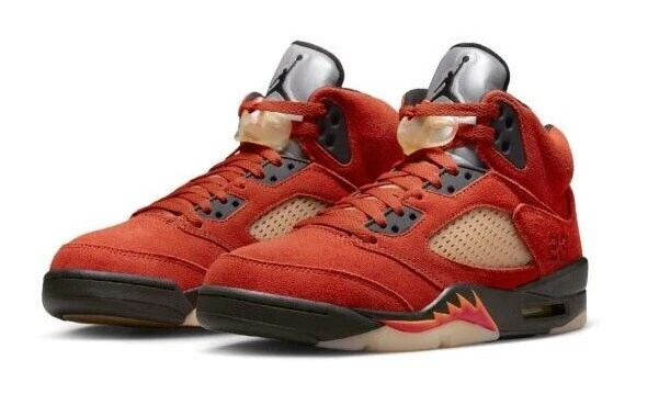 AIR JORDAN 5 RETRO DD9336-800 MARTIAN SUNRISE Black & Red Sneaker US unisex 5-11