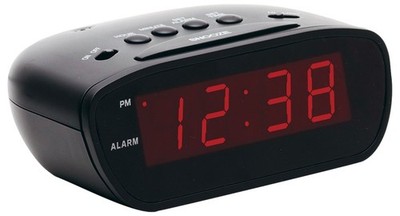 Equity E30902 Truckers 12-Volt Super Loud 90dB Alarm Clock Red LED Display