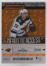 2023 Upper Deck Credentials Debut Ticket Access Orange 16/249 Nick Swaney 17ar