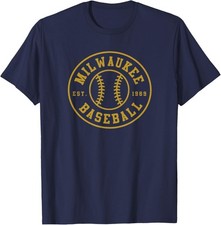 Home Run Tees Milwaukee Baseball Seventh Inning Stretch Gameday Fan Gear T-Shirt