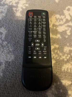 ProScan YL-2023C (2) DVD Player Remote Control Untested As Shown No Batteries