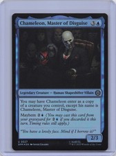MAGIC: THE GATHERING CHAMELEON MASTER OF DISGUISE 27 Marvel's Spider-Man Foil NM