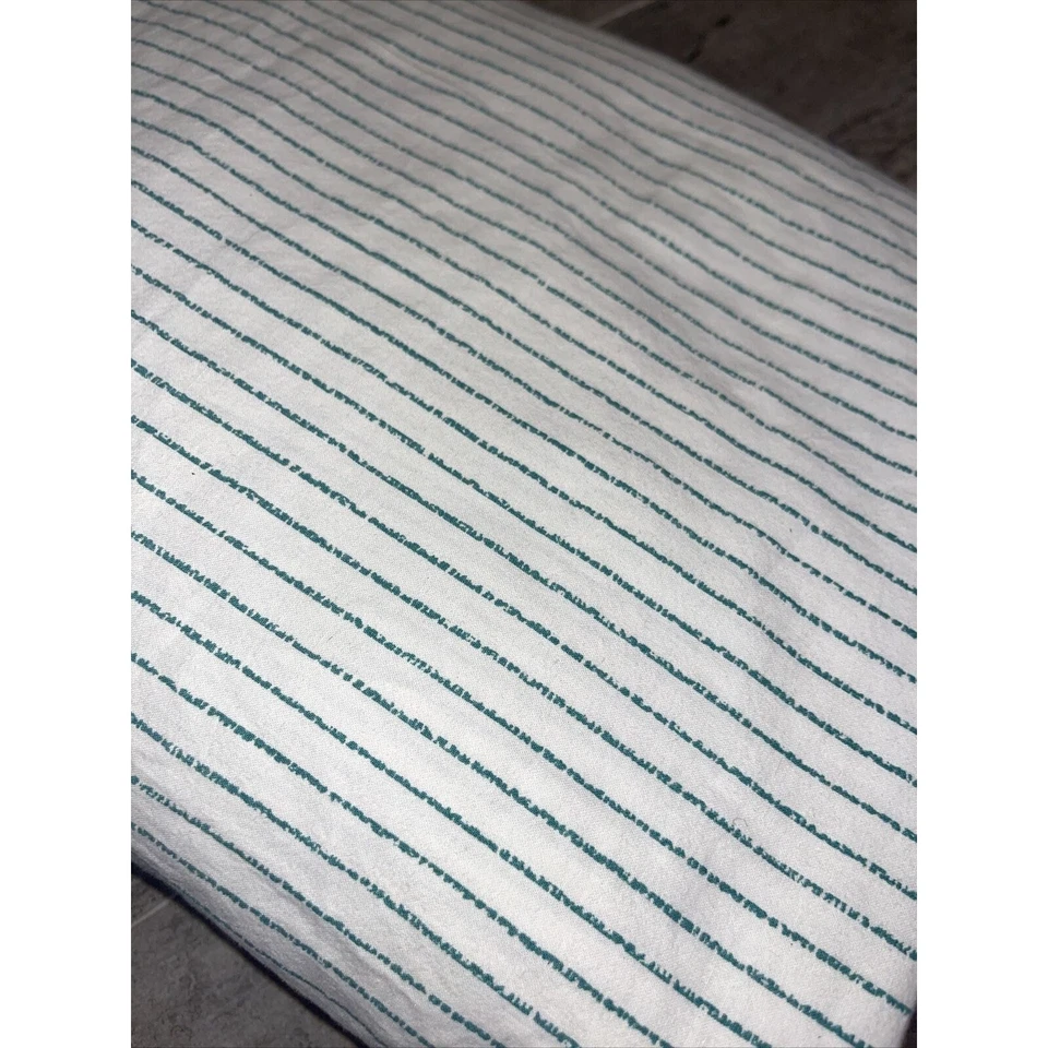 Frette King Duvet, King Flat Sheet and two king pillowcases! Green Floral. Italy - Image 3 of 4