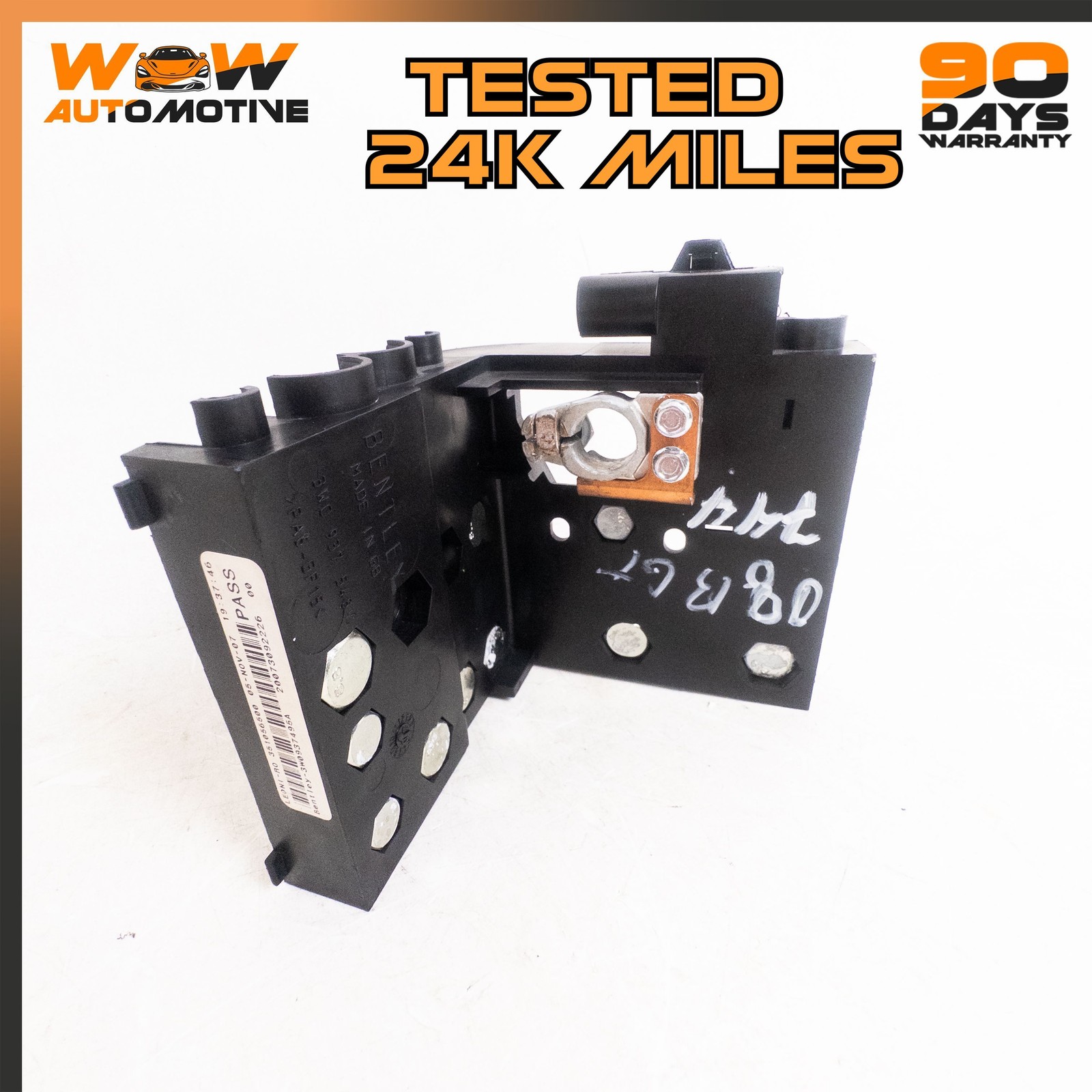 04-13 BENTLEY CONTINENTAL GTC SUPERSPORTS BATTERY TERMINAL FUSE BOX HOLDER OEM