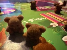 1 Flocked Bears Campers Crafts so Cute Three Shades Set Of 11