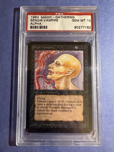 PSA 10 Sengir Vampire Alpha Mtg Magic The Gathering GEM MINT