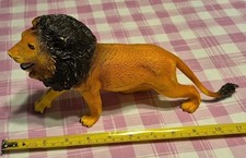 Lion Figure Wildlife Zoo Animal Large Plastic Toy