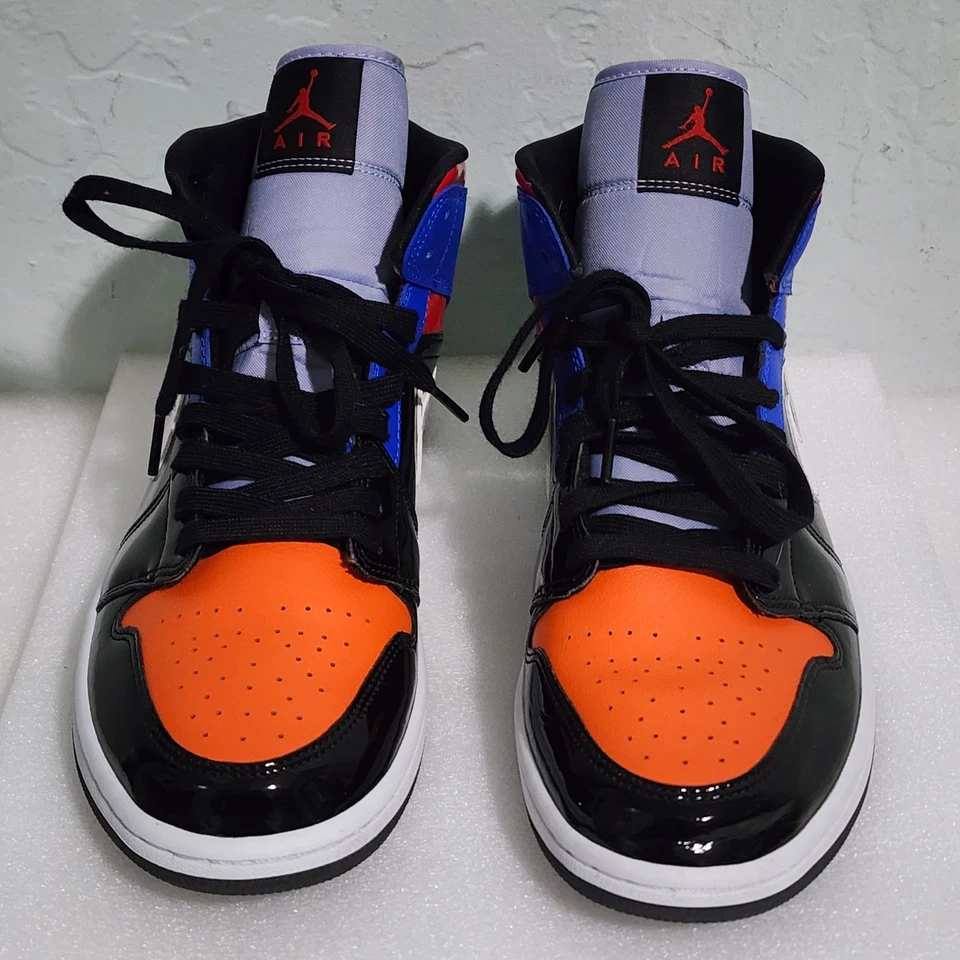 Size 11w/9.5M - Air Jordan 1 SE Mid Multi Patent CV5276-001 - Image 2 of 4