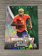 Lamine Yamal 2025 Wild Card - Wild Chrome WCCA-LY5 Rookie FC Barcelona 11/12. rookie card picture